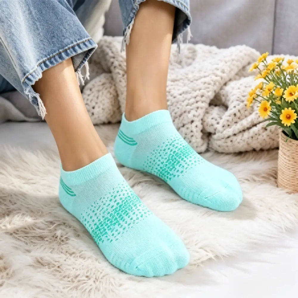 Women’s Low‑Cut Athletic Socks – Breathable Cushioned Ankle Style (6/12 Pairs)