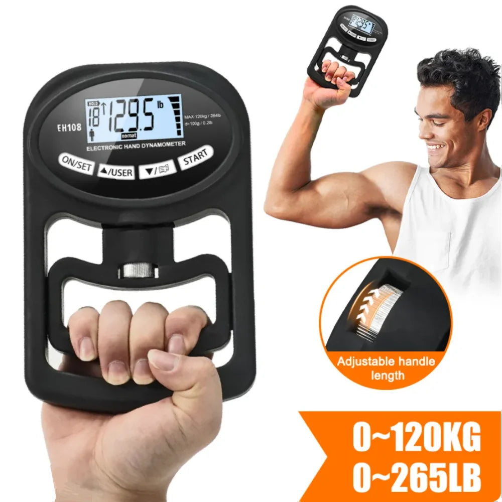Pro Grip Strength Tester – High‑Capacity Digital Hand Dynamometer