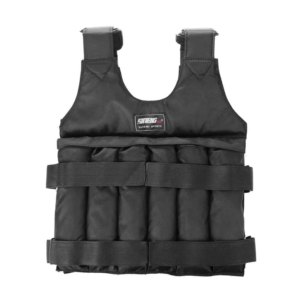 Heavy‑Duty Weighted Workout Vest – 1–50kg Adjustable Training Weight Jacket