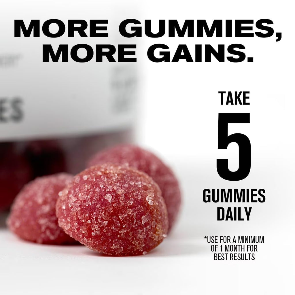 Jacked Factory Creatine Monohydrate Gummies 5G Daily Dose (1G per Gummy) - Creatine Gummy for Men and Women, Vegan-Friendly, Travel-Friendly, Third-Party Tested - 150 Gummies, Watermelon