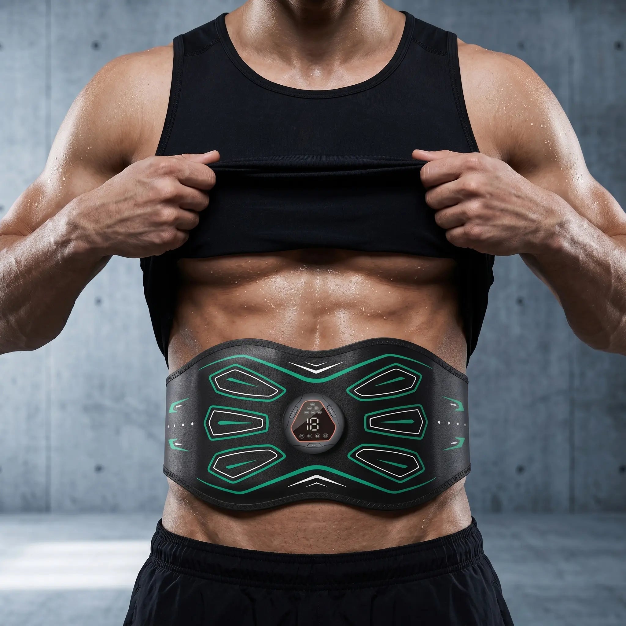 2026 Dual‑Zone Ab & Arm Trainer – 6 Modes, 18 Intensity Levels