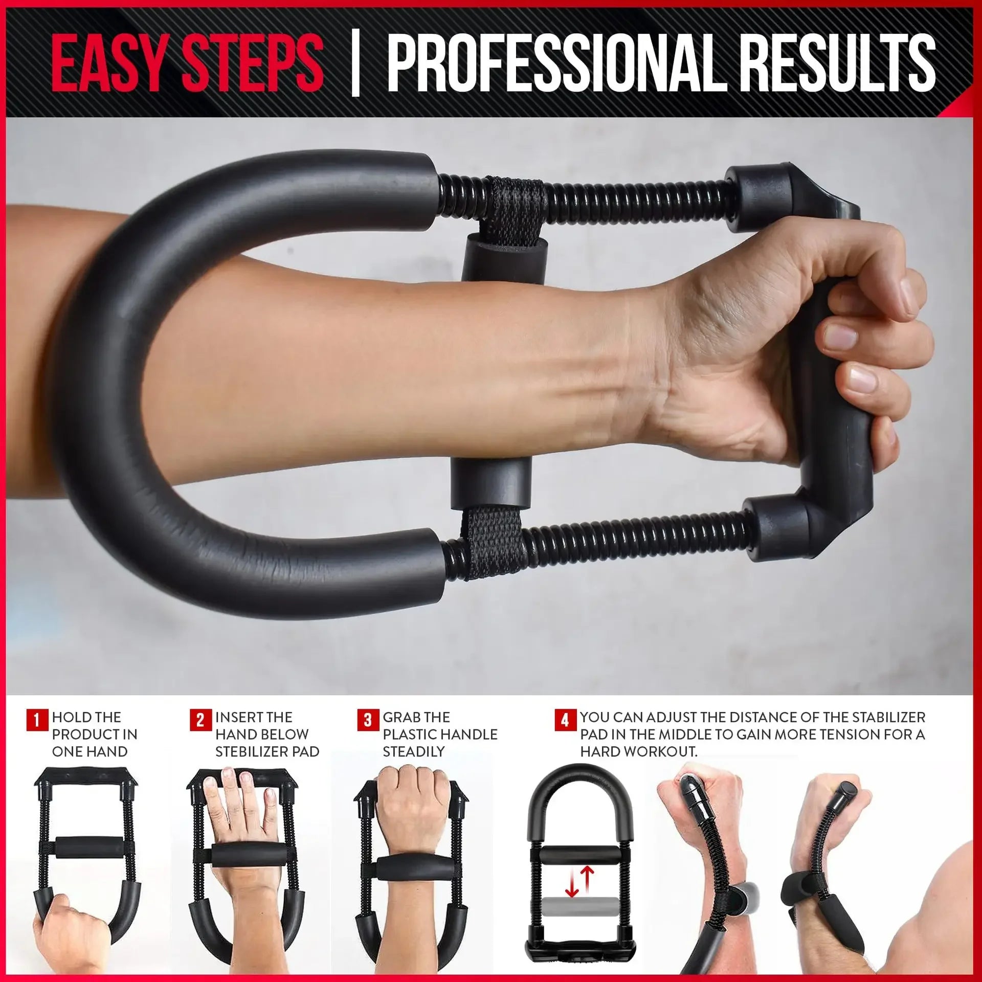 Forearm Muscle Builder – Men’s Wrist Strength Training Device