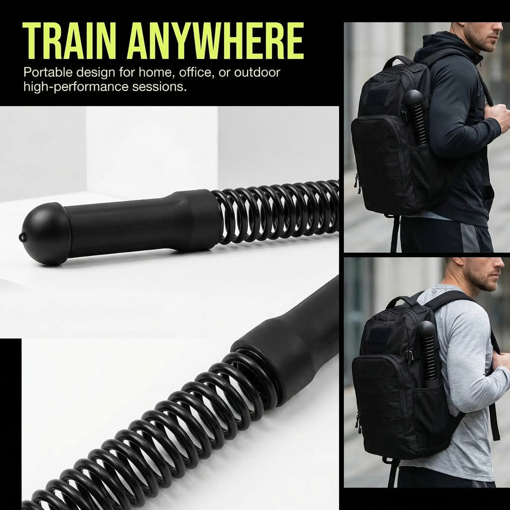 Max4Out Cordless Weighted Battle Ropes – Pro HIIT Air Ropes for Small‑Space Training