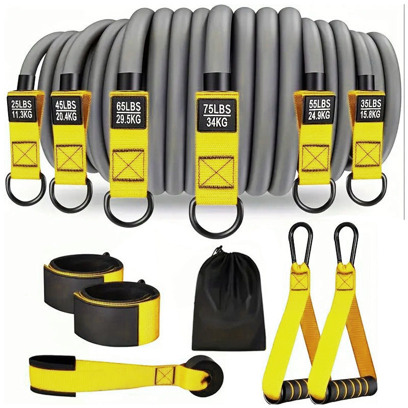 Handle‑Assisted Pull-Up Resistance Bands