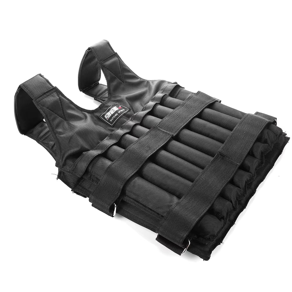 Heavy‑Duty Weighted Workout Vest – 1–50kg Adjustable Training Weight Jacket