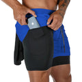 Men’s 2‑in‑1 Running Shorts – Quick‑Dry Training Fit