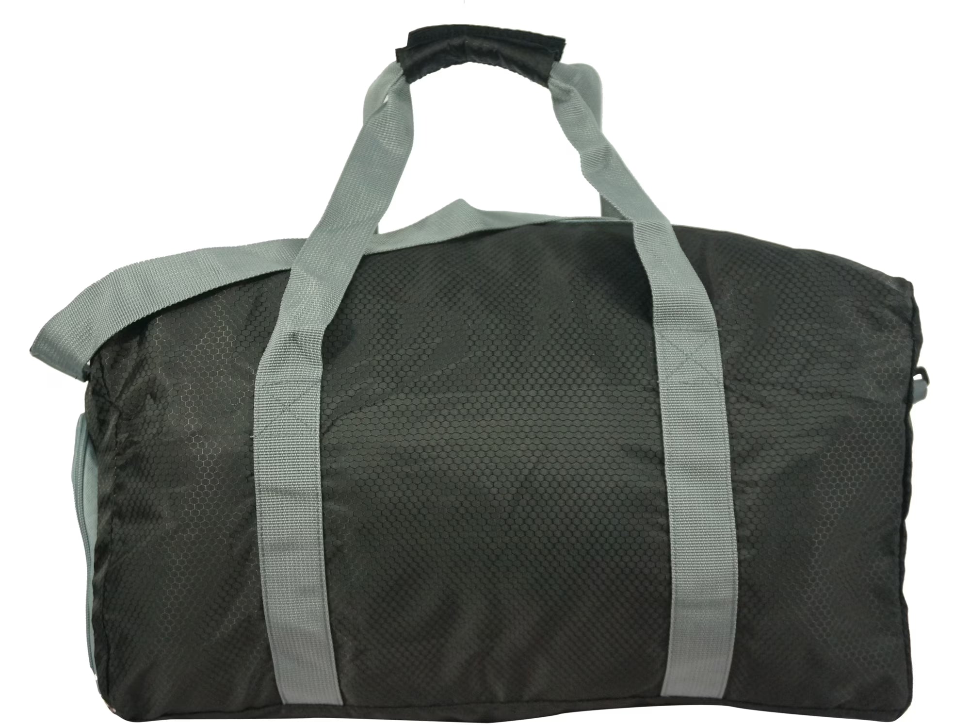 28" Foldable Travel Duffel Bag – Lightweight, Durable Gym & Weekender Bag with Shoe Compartment (Black)