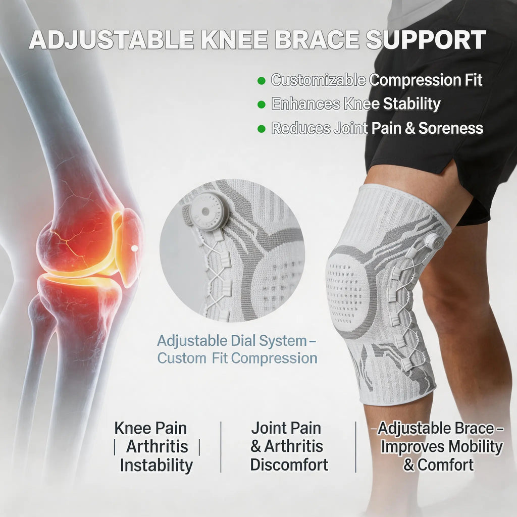Precision‑Adjust Knee Brace – Targeted Compression for Active Recovery