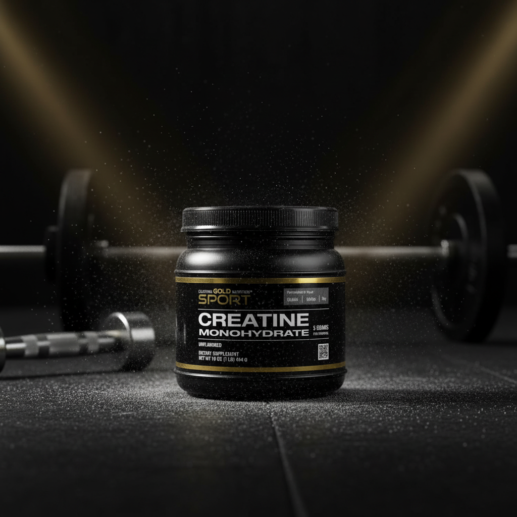 Creatine Monohydrate - Premium Gym Background