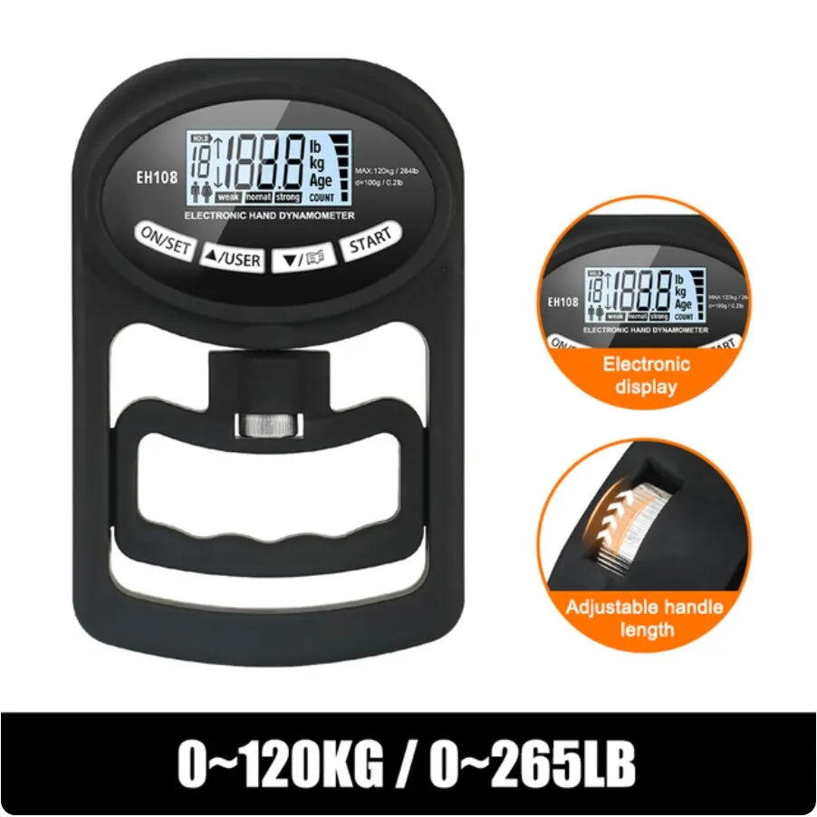 Pro Grip Strength Tester – High‑Capacity Digital Hand Dynamometer