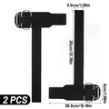 Double D Ring Anti Slip Pull Up Grip Belt Training Wristband