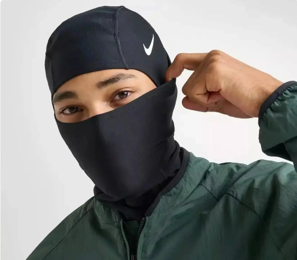 Nike Hyperwarm Therma‑Fit Hood – Convertible Balaclava for Running & Outdoor Sports