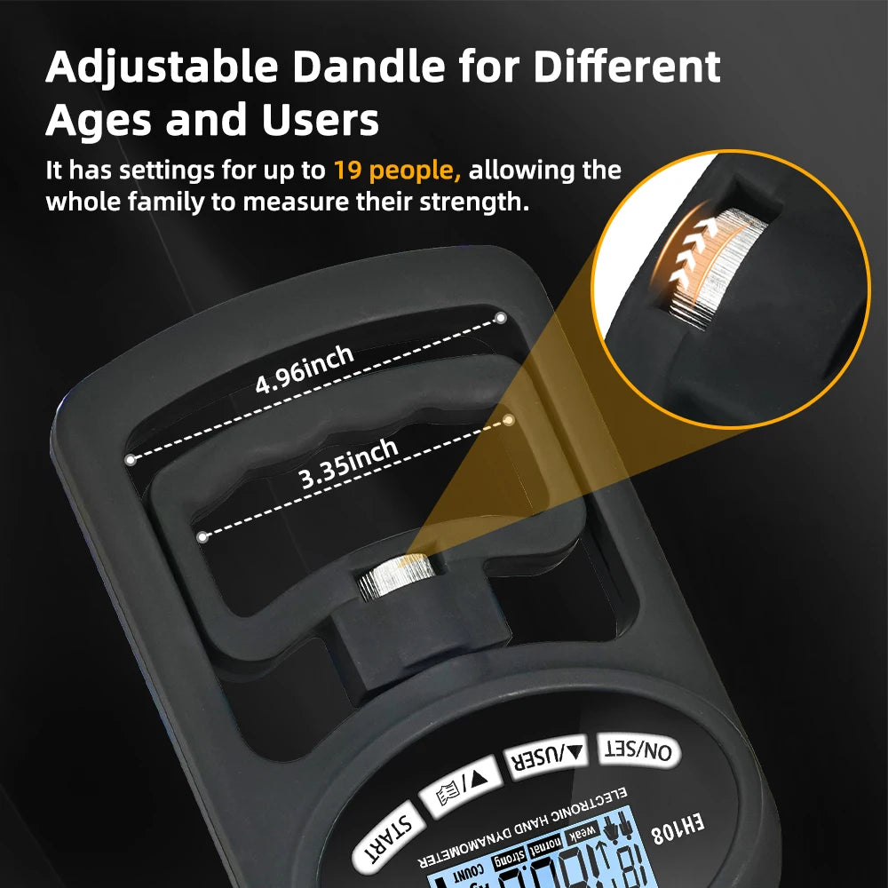 Pro Grip Strength Tester – High‑Capacity Digital Hand Dynamometer