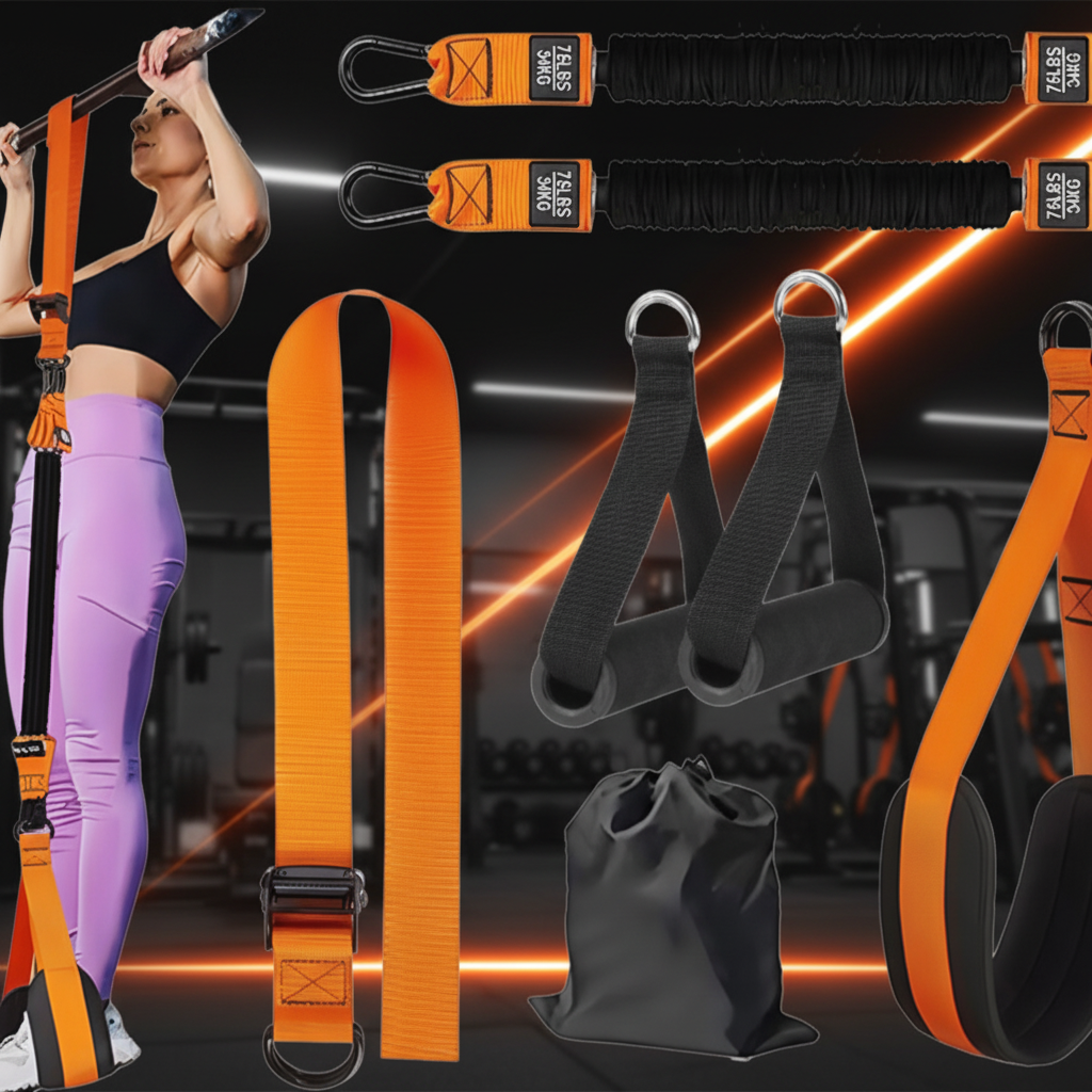 Pull-Up Resistance Bands - Bold Gym Background