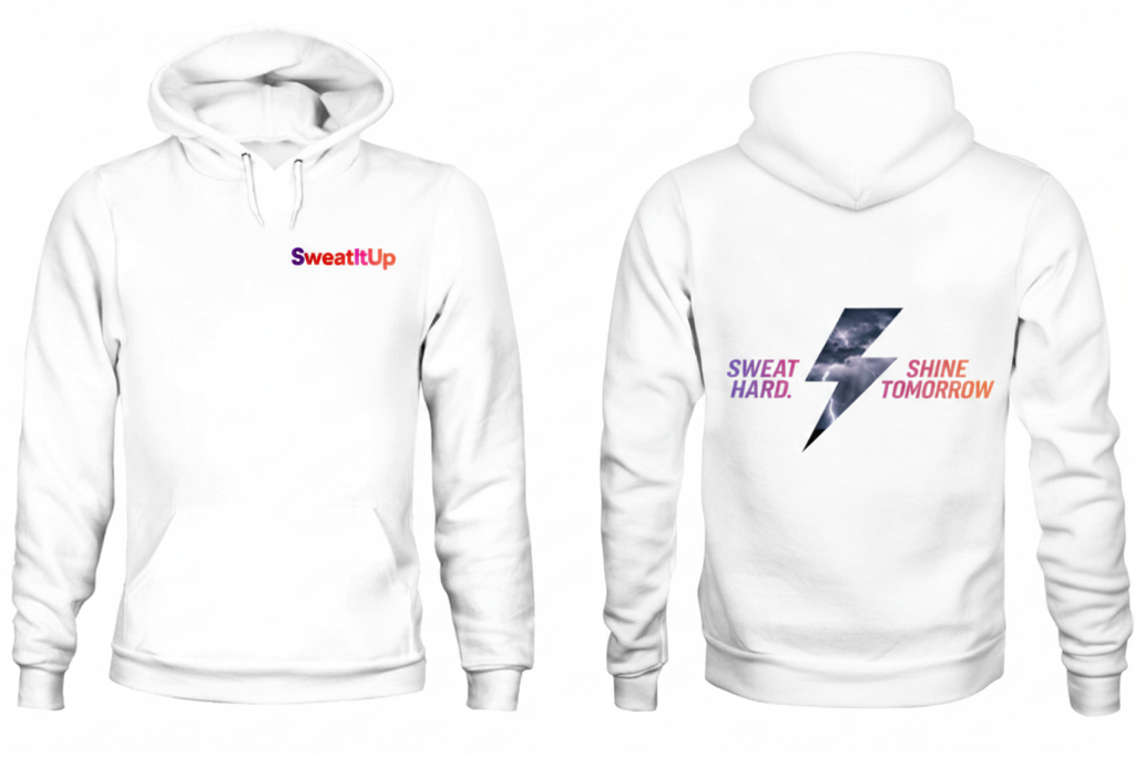 SweatItUp Hoodie Front & Back