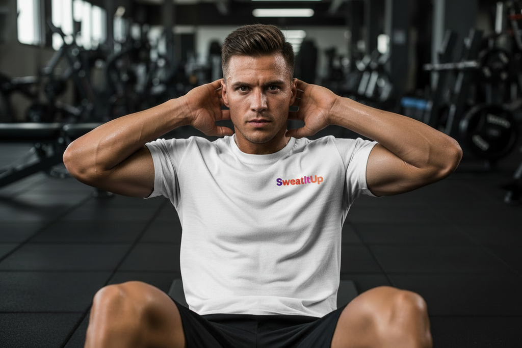 SweatItUp Tee - Full Shirt Visible